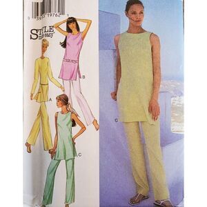 Vintage 90s Style Pattern 2799 Uncut Tunic Blouse Pants A 8-18